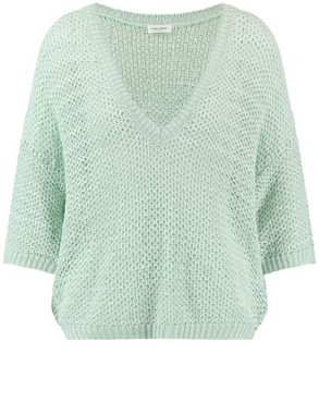 GERRY WEBER Kurzarmpullover Pullover aus Bändchengarn