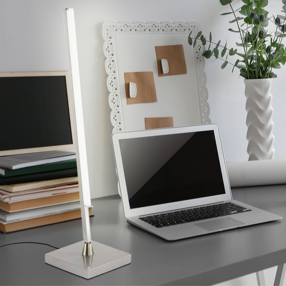 Warmweiß, Leselampe Schreibtischlampe LED LED fest etc-shop LED-Leuchtmittel Tischleuchte, verbaut, Tischleuchte