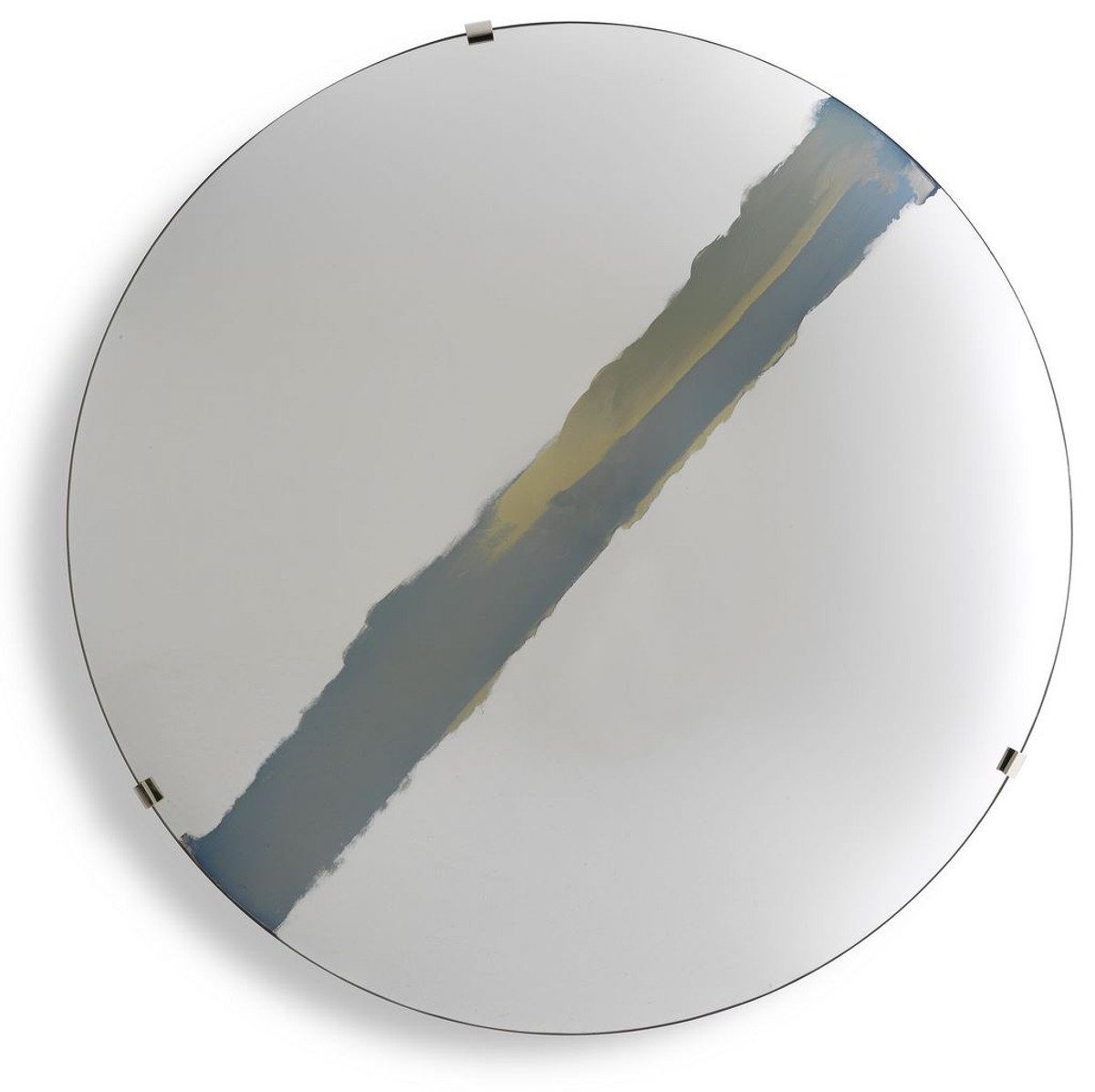 Streifen 119 Casa Wandspiegel Spiegel Kollektion Spiegel blauem mit mit cm Luxus Wandhalterung Ø Luxus Padrino konkaver - Runder -