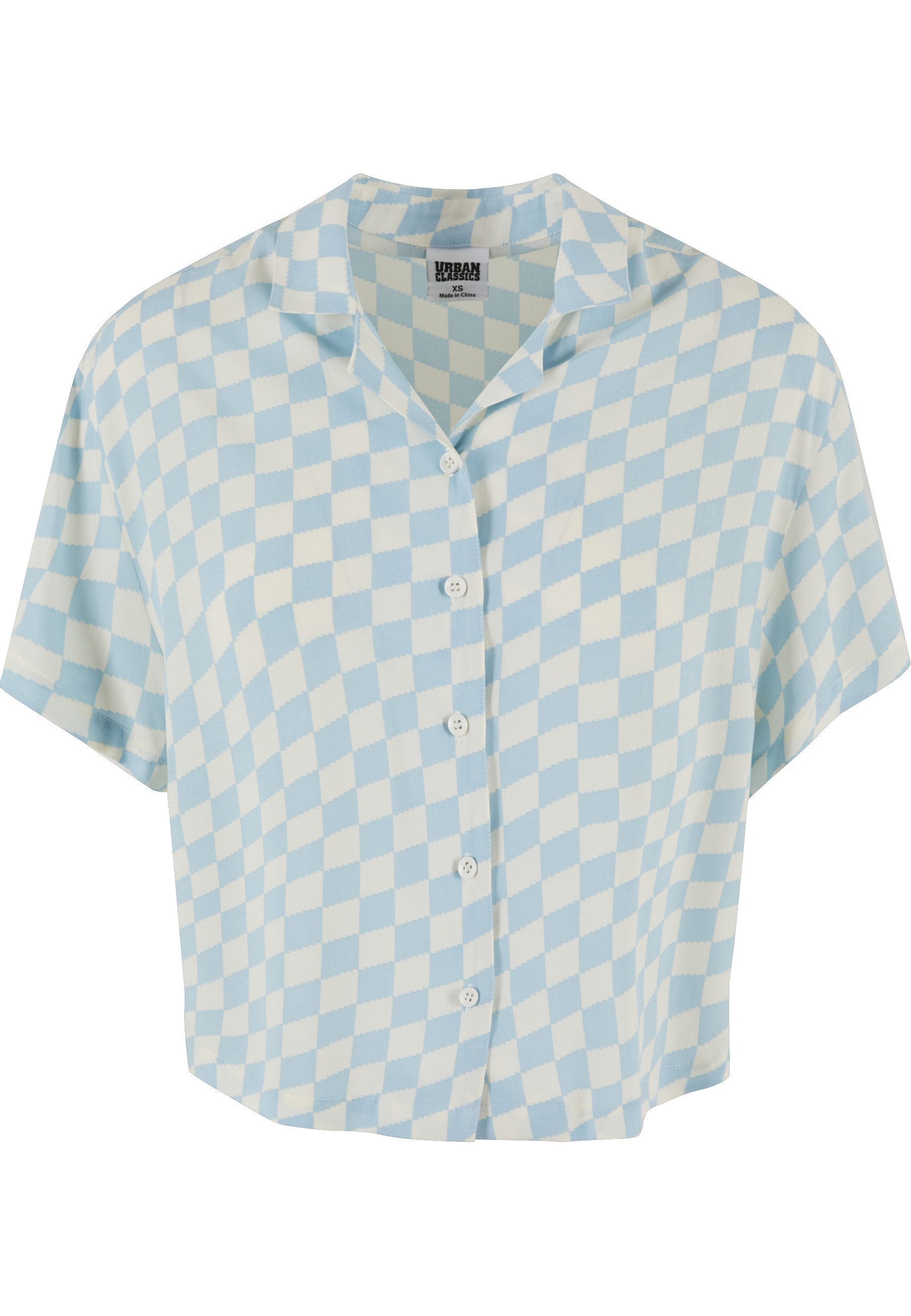 Kurzarmshirt Urban Classics Damen Ladies Resort Shirt