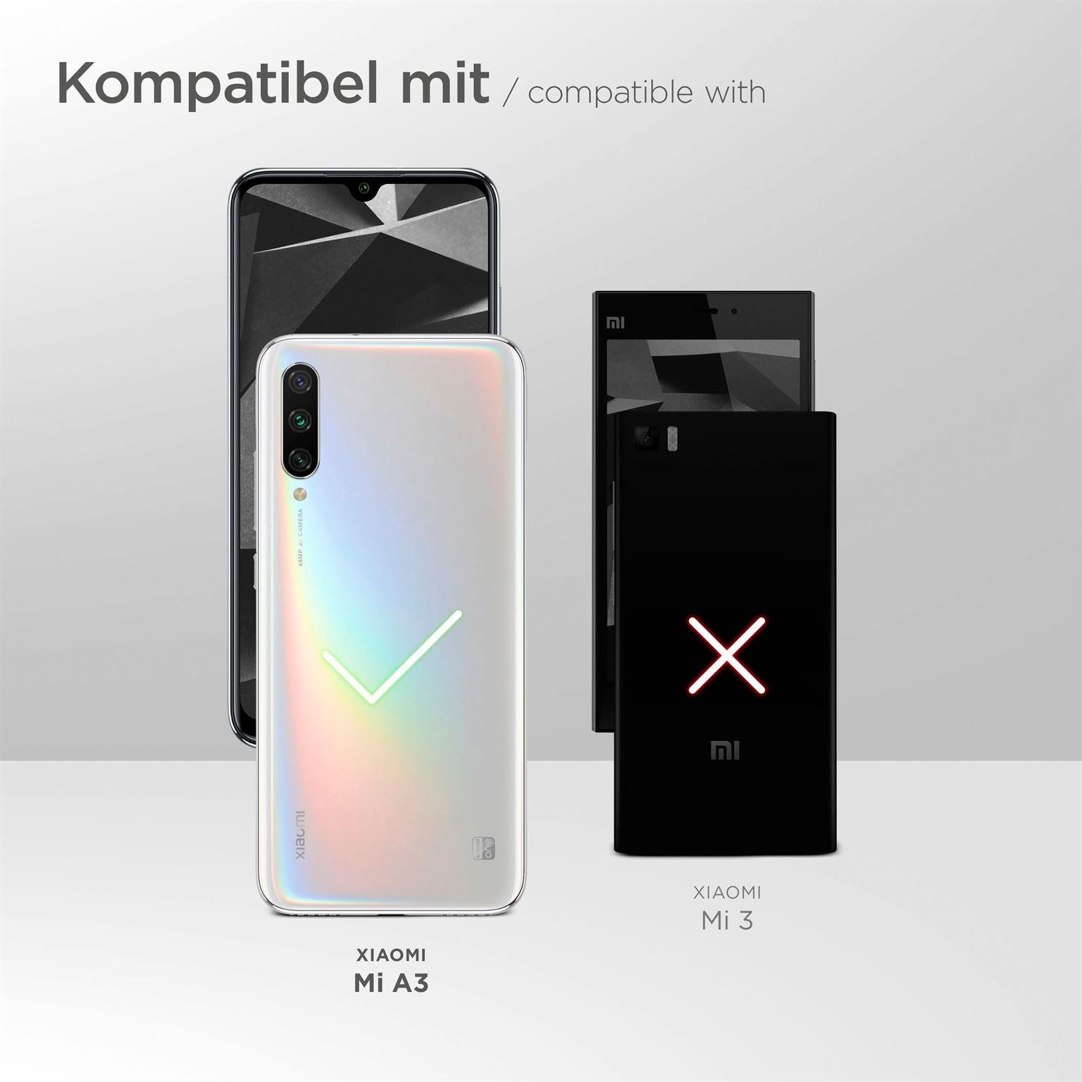 moex Handyhülle moex® Alpha Case für Xiaomi Mi A3, Hülle ultra dünn, Hardcase Back Cover, Schutzhülle Minimalistisch