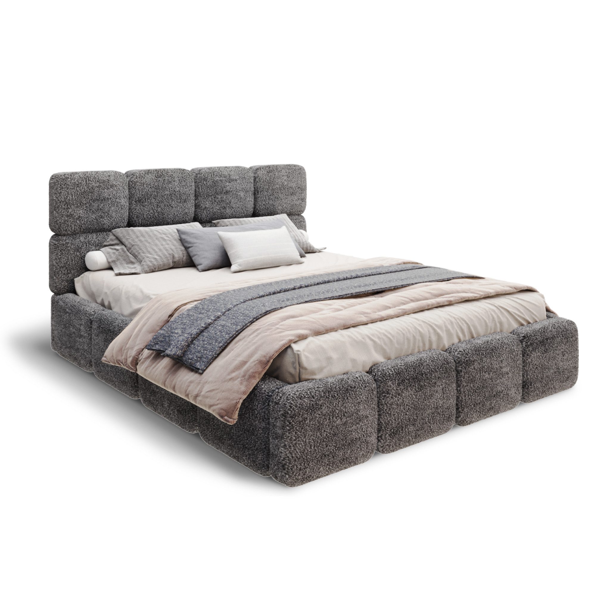 FDM Polsterbett CLOUDY Bettgestell Bett 140x200, günstig online kaufen