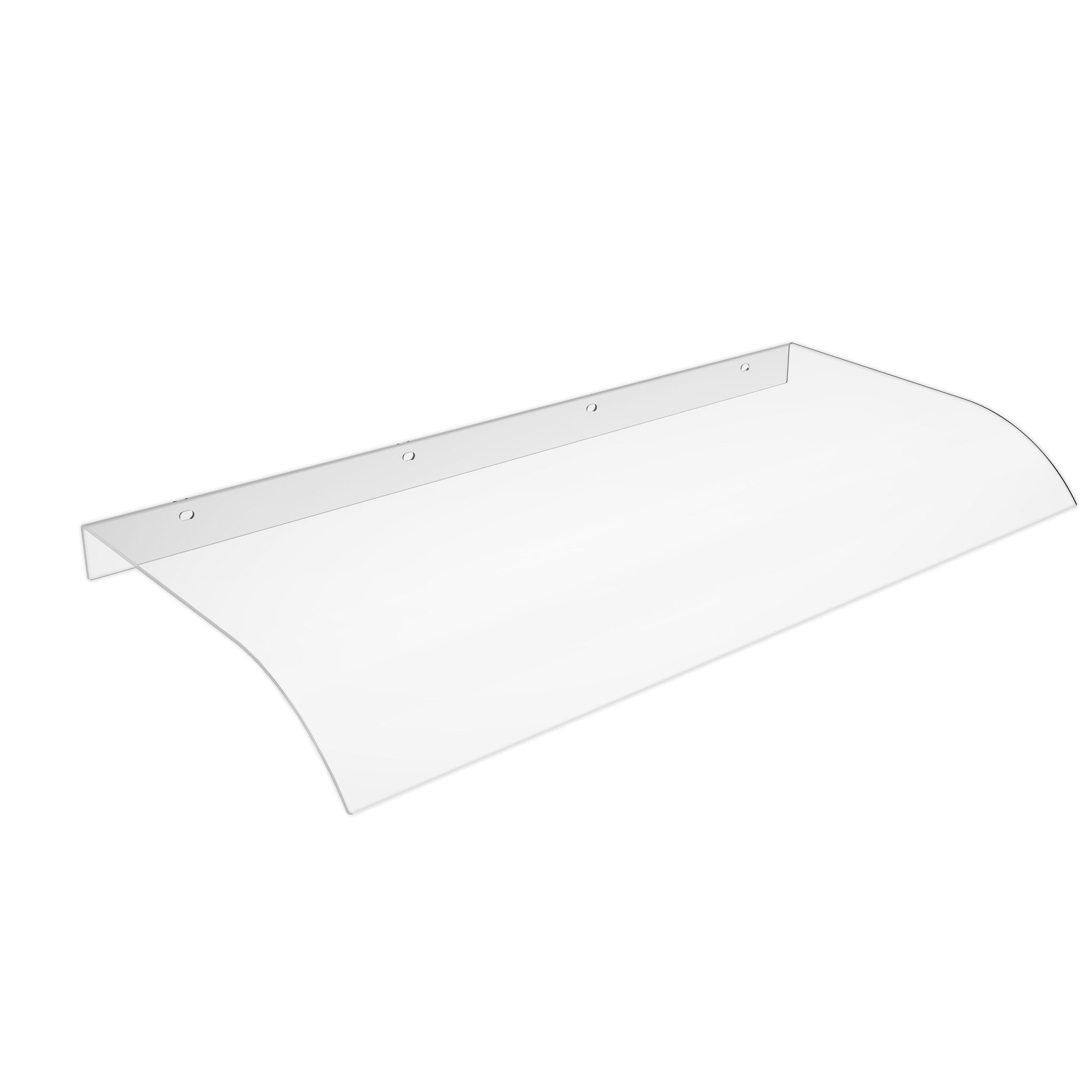 FIVMEN Vordach Überdachung Pultvordach Polycarbonat Haustürvordach Transparentes, Überdachung Pultbogenvordach Türdach UV-Schutz Regenschutz