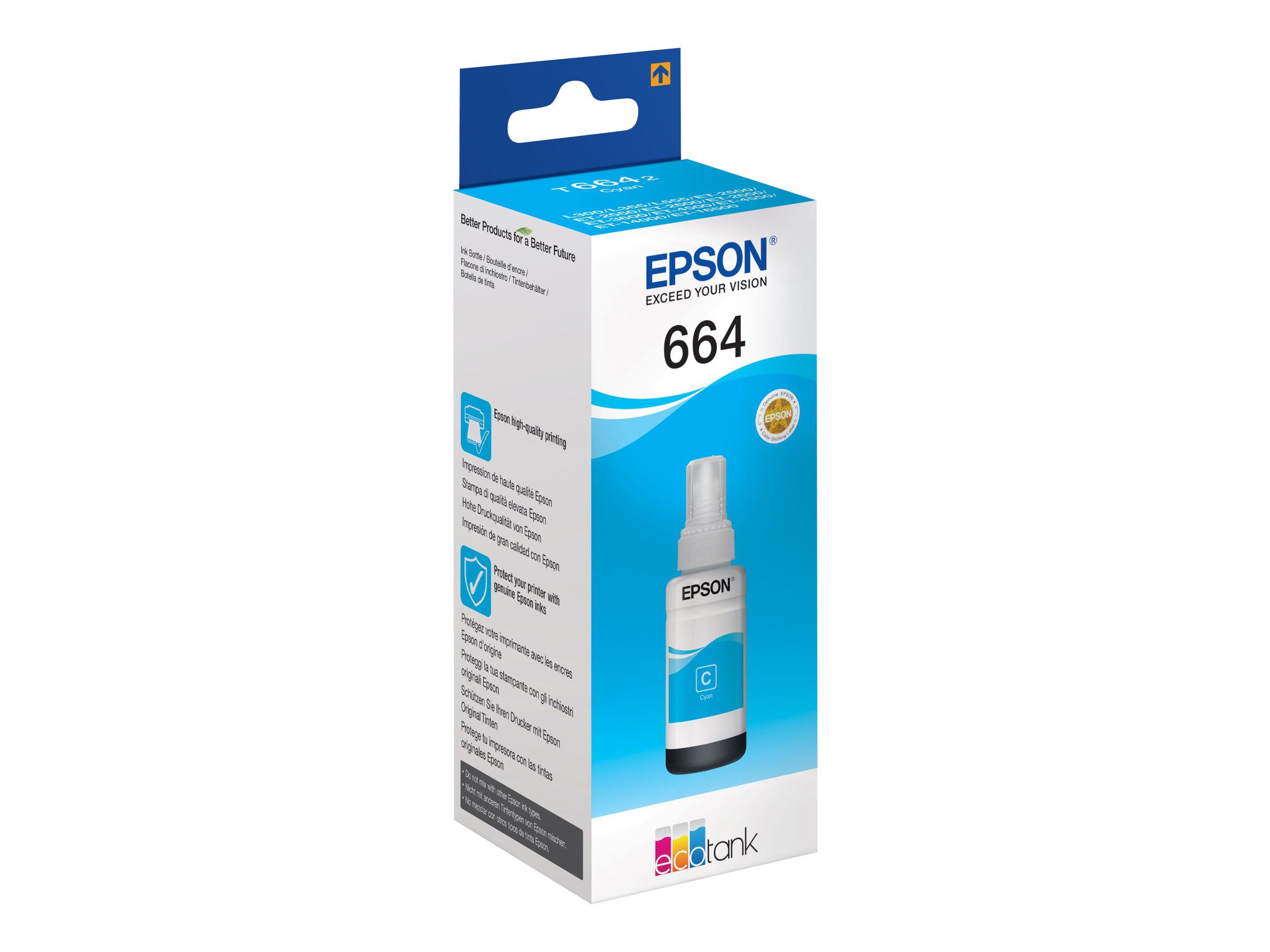 EPSON T6642 Cyan Nachfülltinte Tintenpatrone