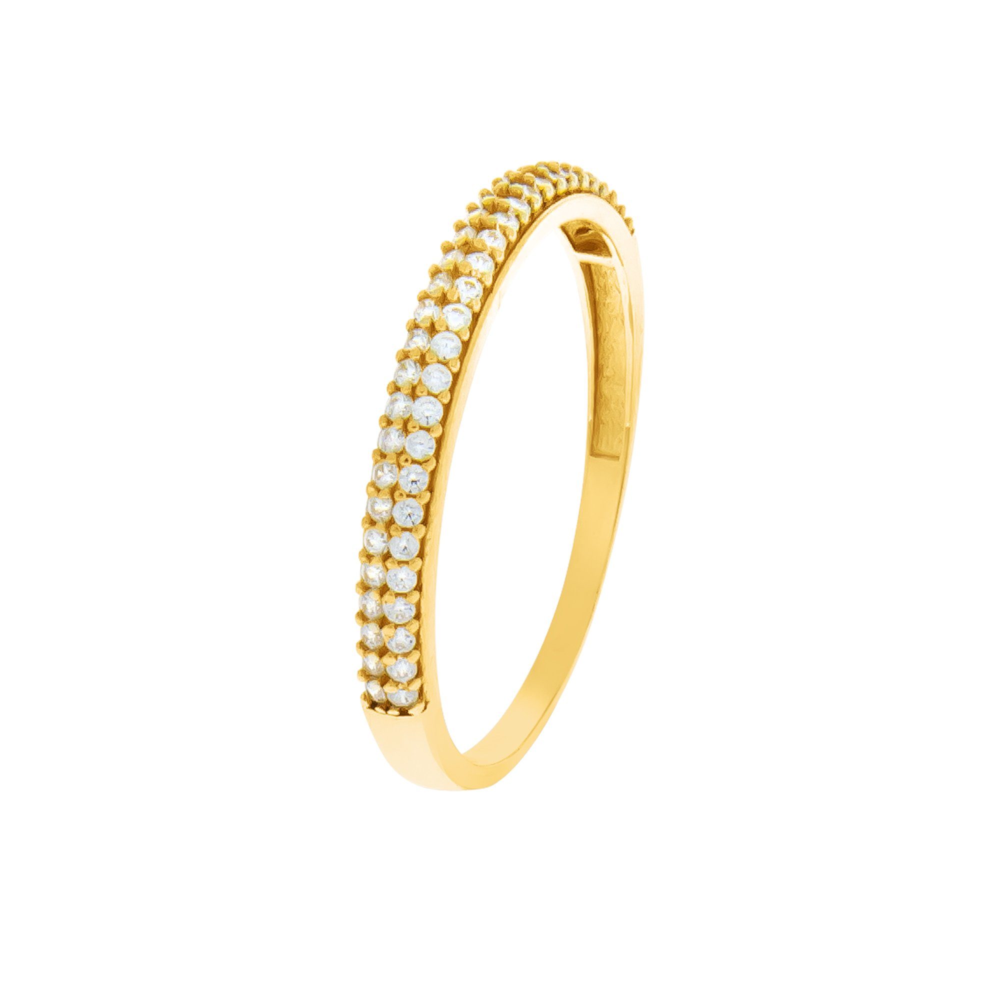 weiß Ellen Zirkonia 375 Fingerring Fascination K. Gold by