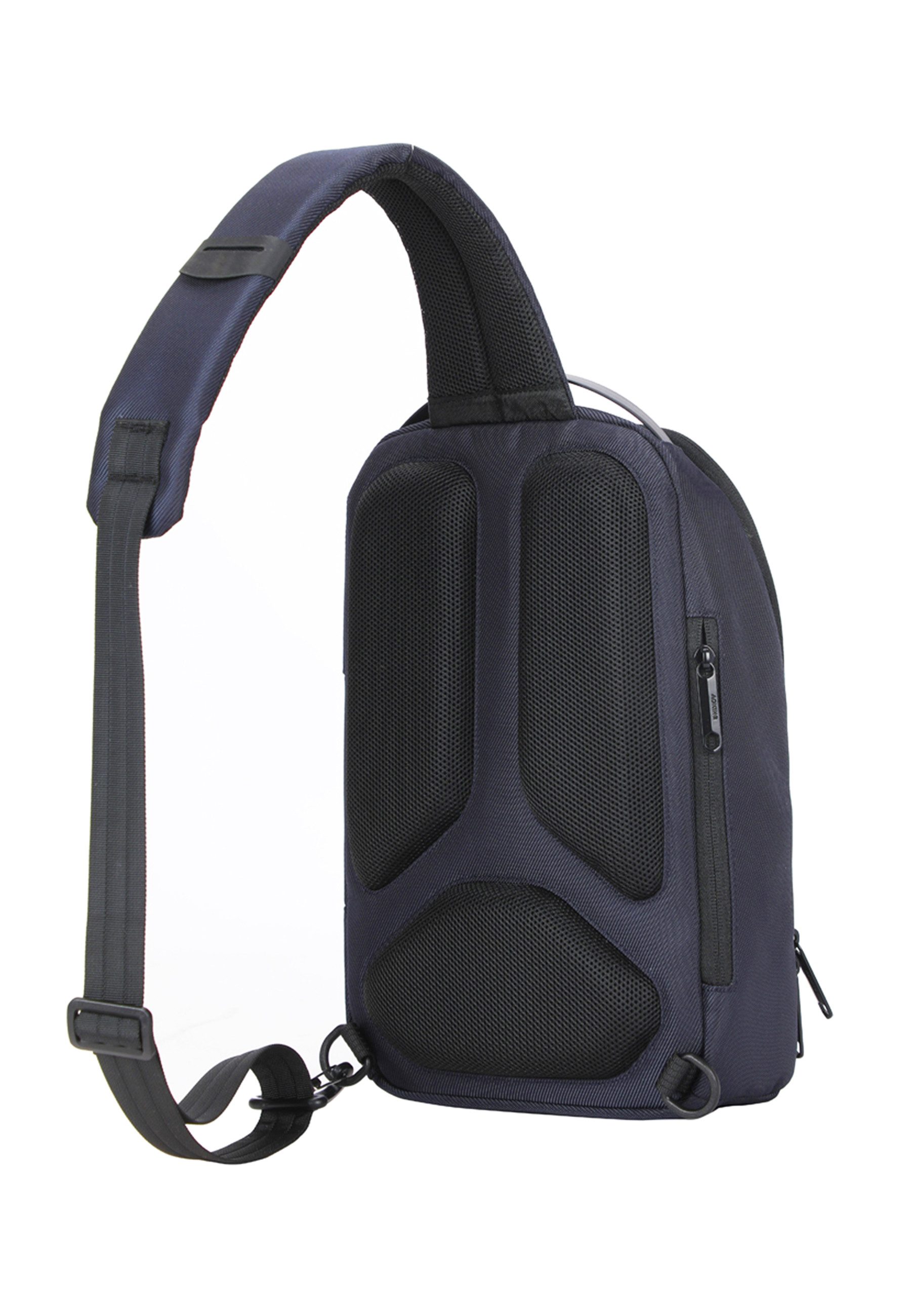 NAUTICA Rucksack Crossbody Bag Herren Schultertasche 6,5L Schwarz Rucksack