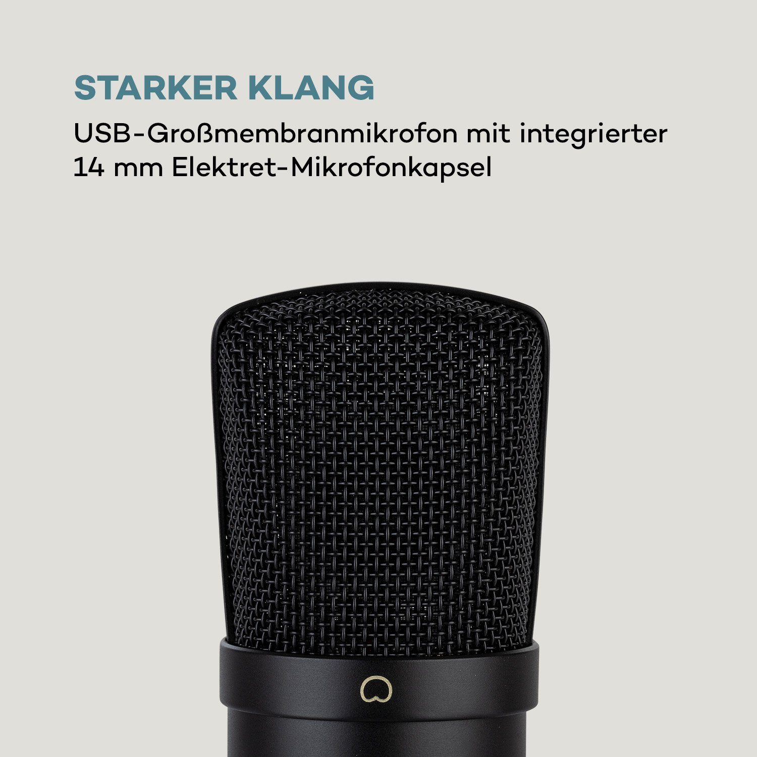 Auna Mikrofon MIC-600 USB Kondensatormikrofon