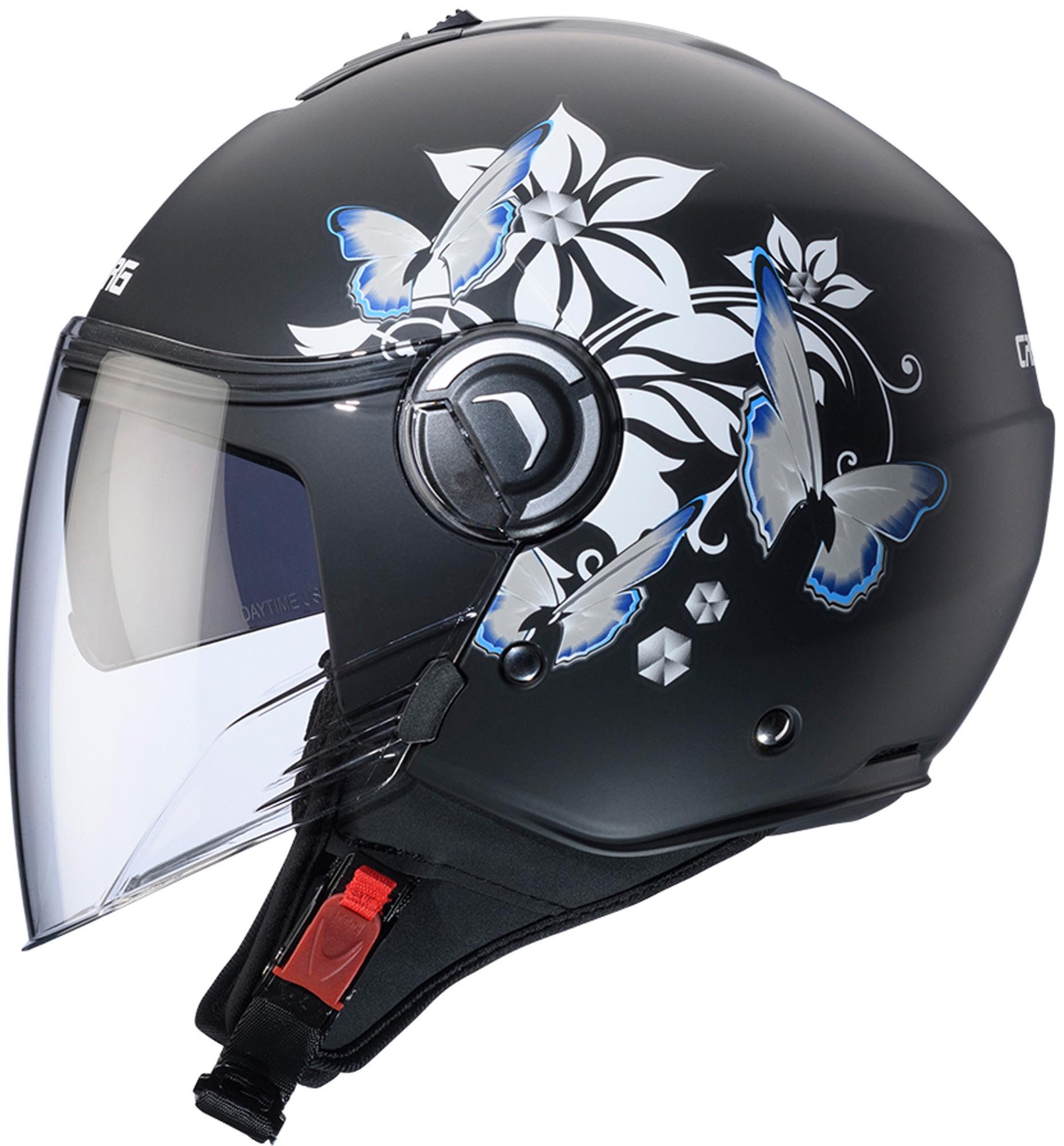 Caberg Motorradhelm Riviera V4 X Mia Jethelm, vorbereitet für Kommunikationssystem