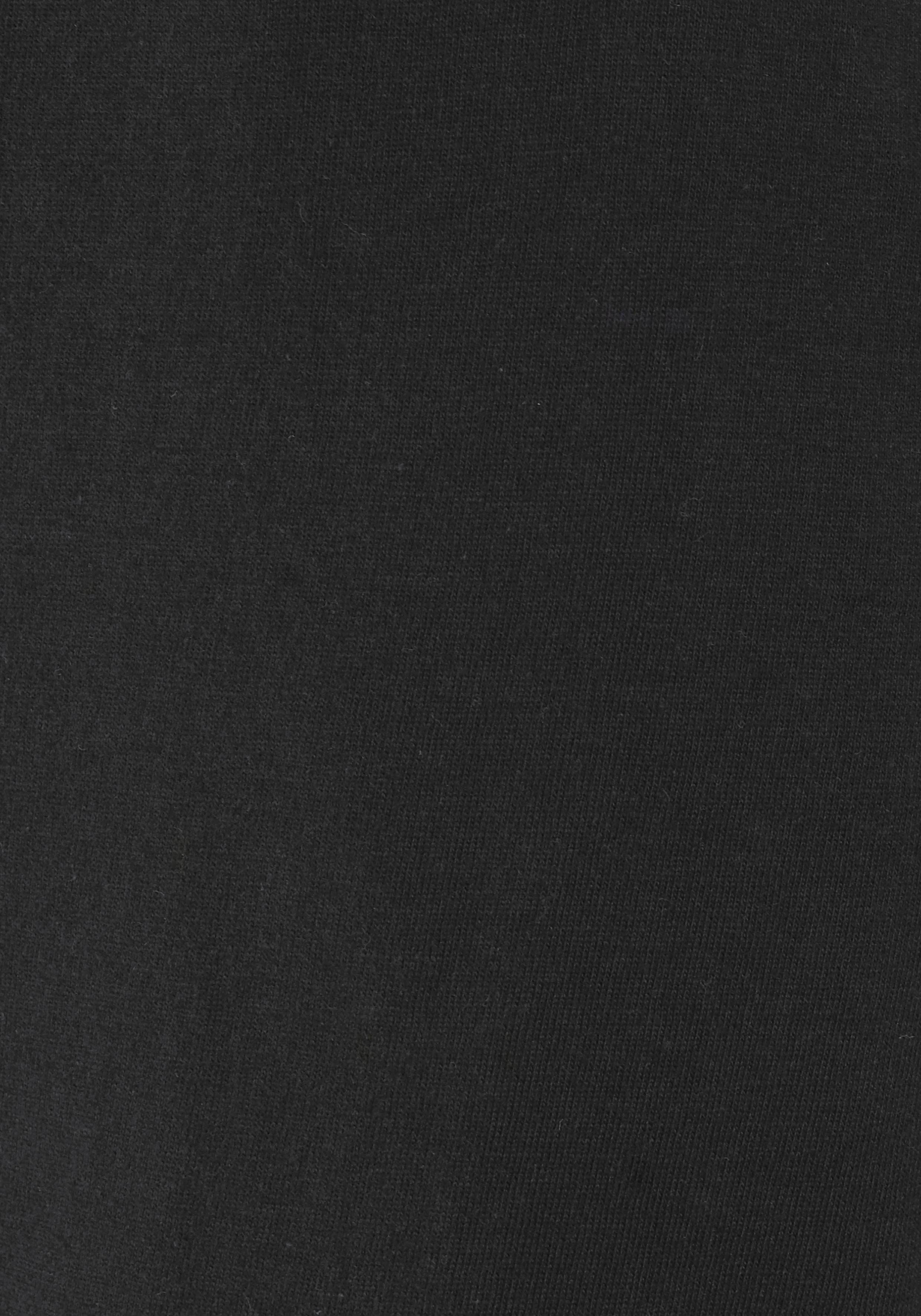 und schwarz-gestreift T-Shirt (2 H.I.S Capri-Pyjama Stück) Hose geringeltem mit legerer 1 tlg.,