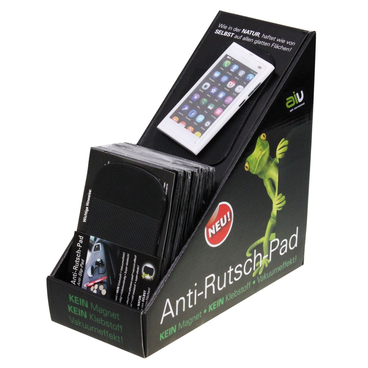 AIV Halterung Universal Anti-Rutsch-Pad Halterung, (Vakuumeffekt, Anti-Rutsch-Matte Pad, Handy-Halter Ablage) – Bild 4 von 4