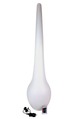 Arnusa LED Stehlampe Akku Dekoleuchte 115x28 cm Farbwechsel kabellos mit Fernbedienung, Dimmfunktion Farbwechsel Akkufunktion, LED fest integriert, Farbwechsler, Gartenleuchte moderne Lampe