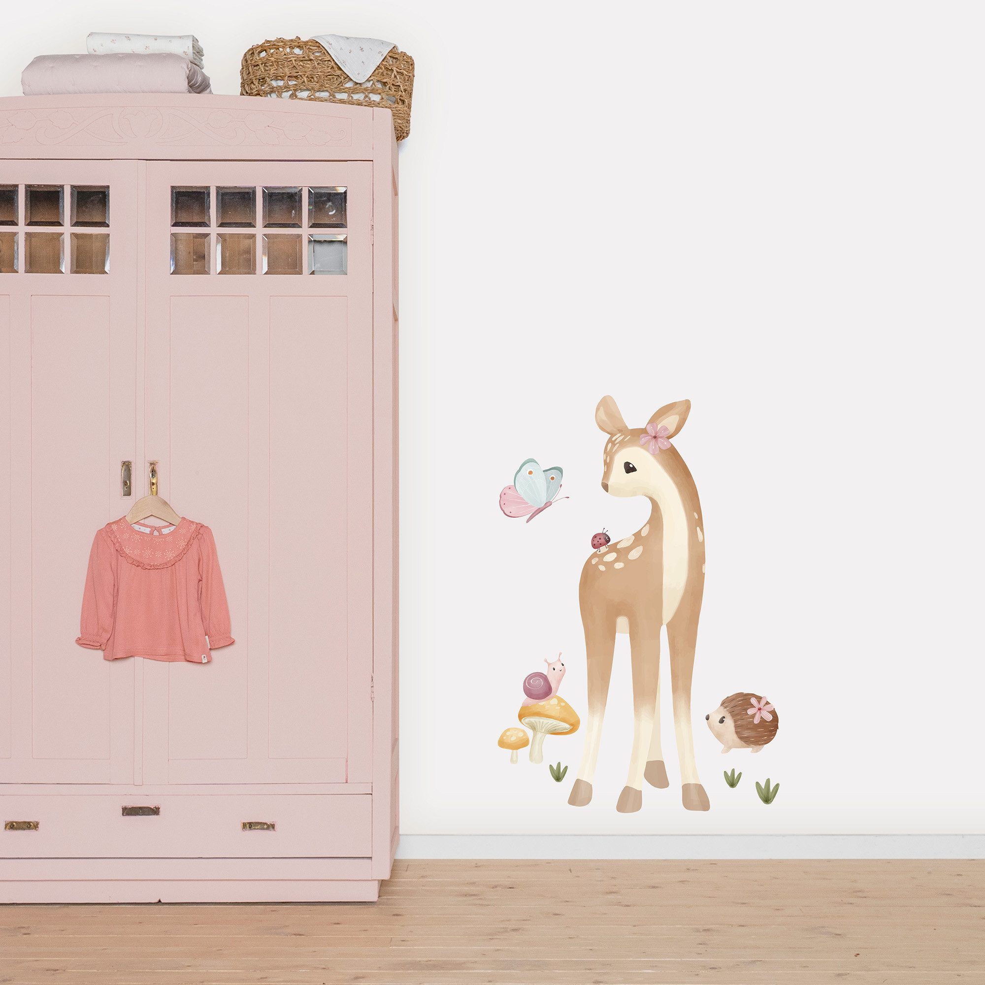 LITTLE DUTCH Wandtattoo Wandsticker Set Fairy Garden (55x80cm) (1 St)