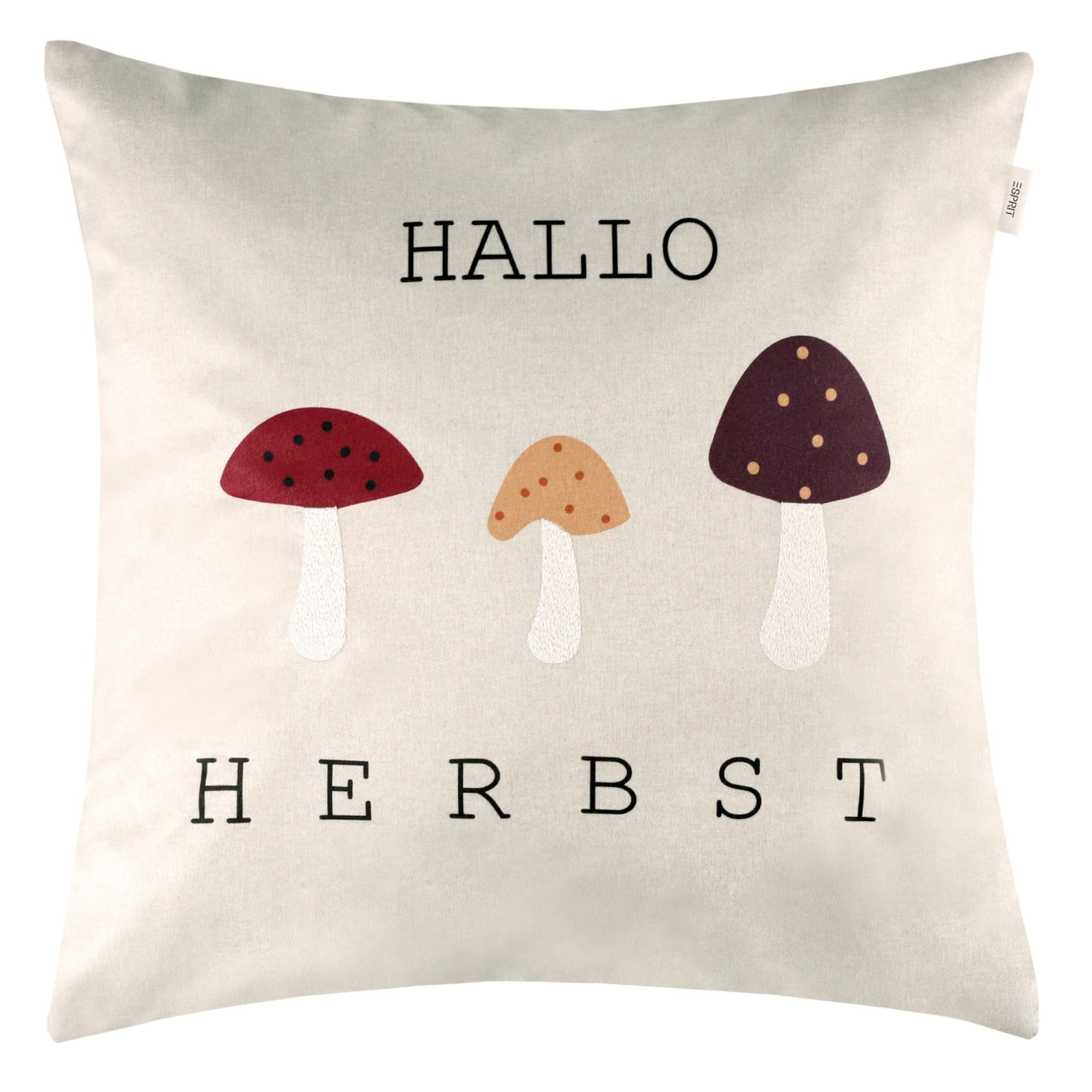 Esprit Kissenhülle AUTUM VIBES Kissenhülle, (1 Stück), 50 x 50 cm in Natur