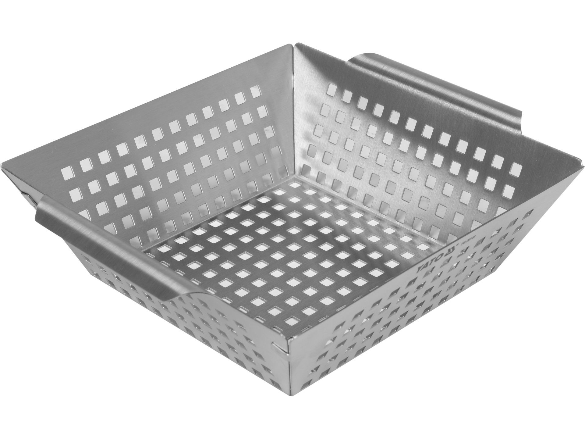 Yato Grillschale Grillkorb, Edelstahl 26x22x7cm, Metall, (Grillkorb, Edelstahl 26x22x7cm), Qualität