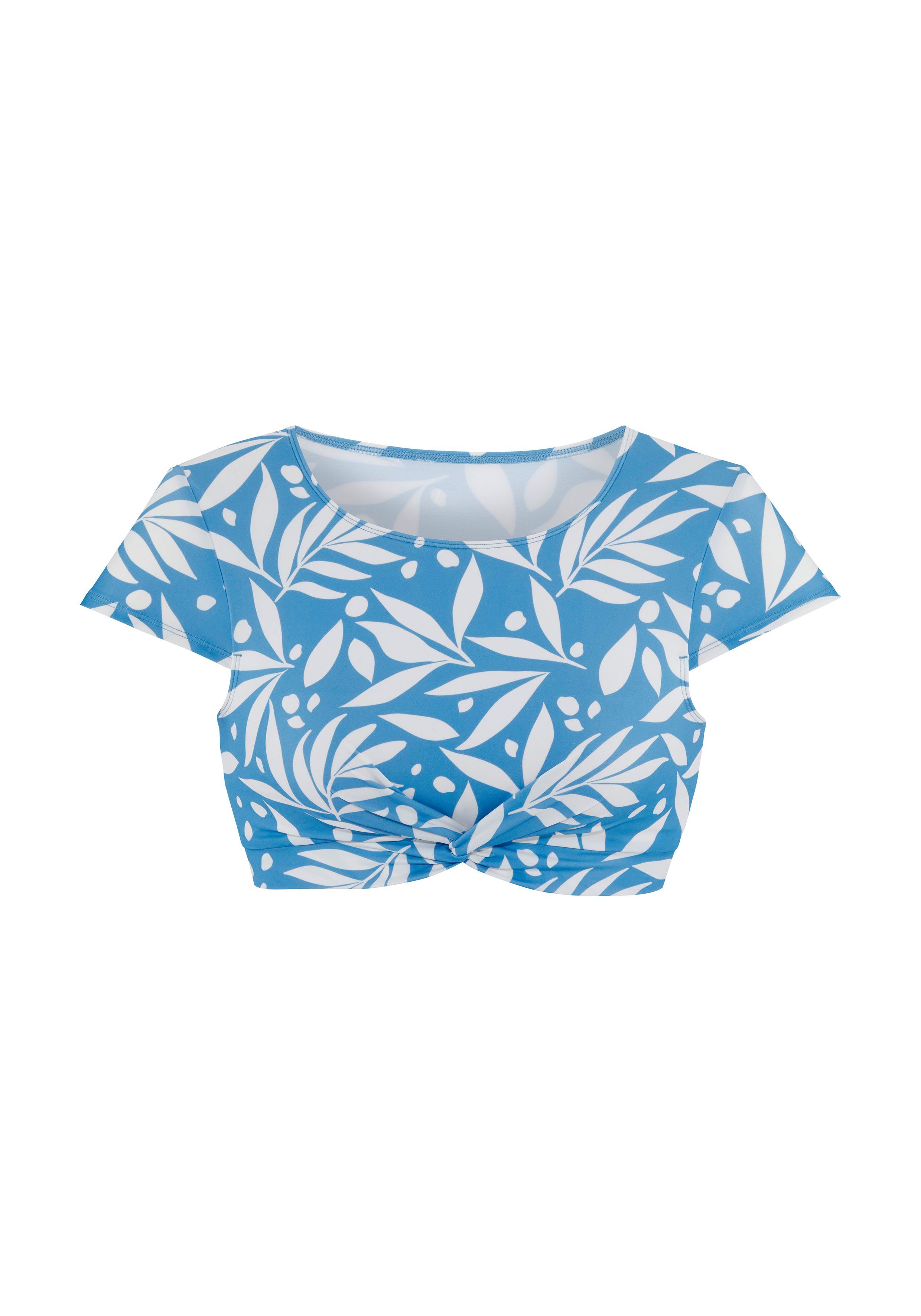 LASCANA ACTIVE Crop-Bikini-Top Lia, mit Knotenoptik vorn günstig online kaufen