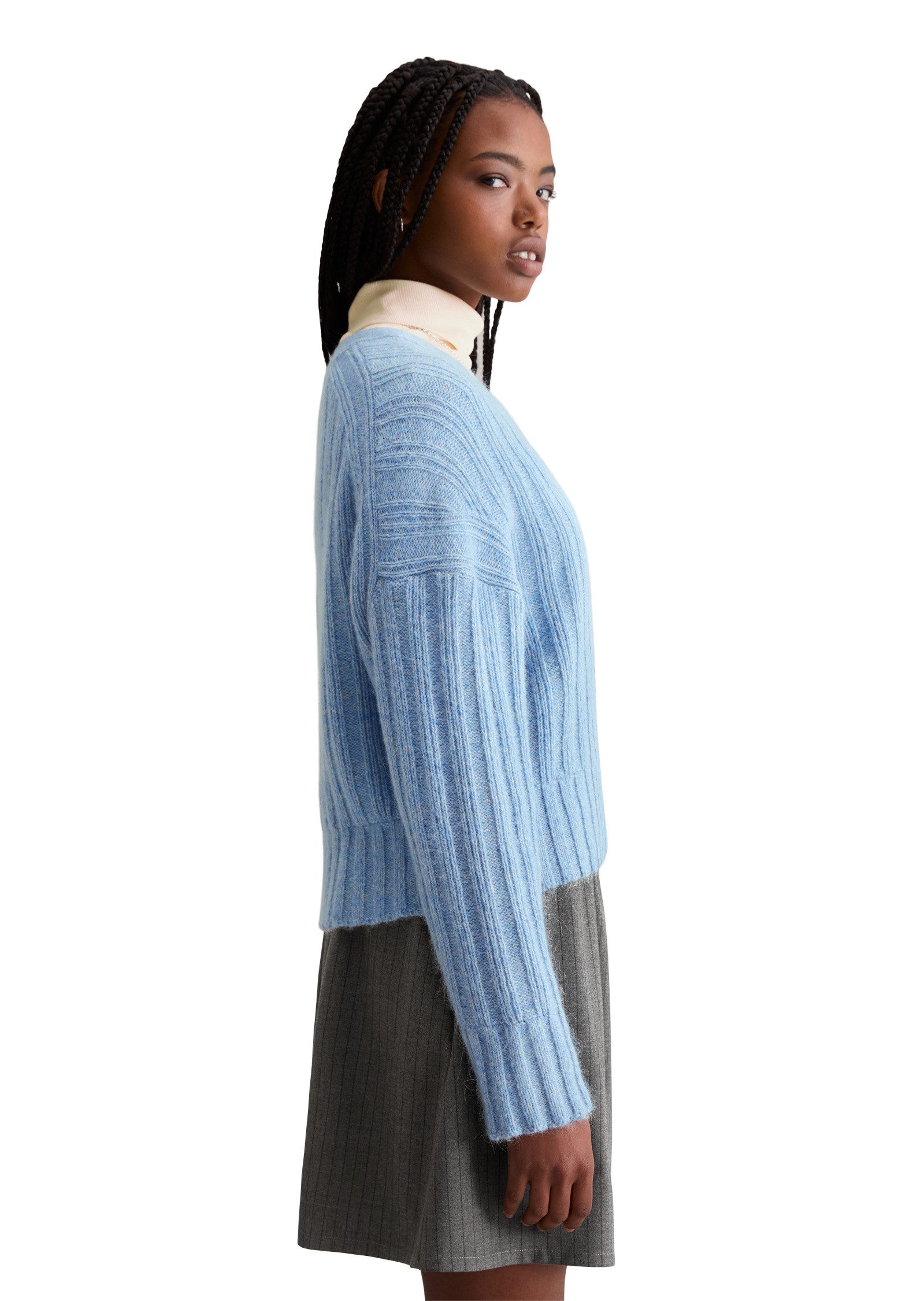 Marc O'Polo DENIM Cardigan aus edlem Wolle-Alpakawolle-Mix