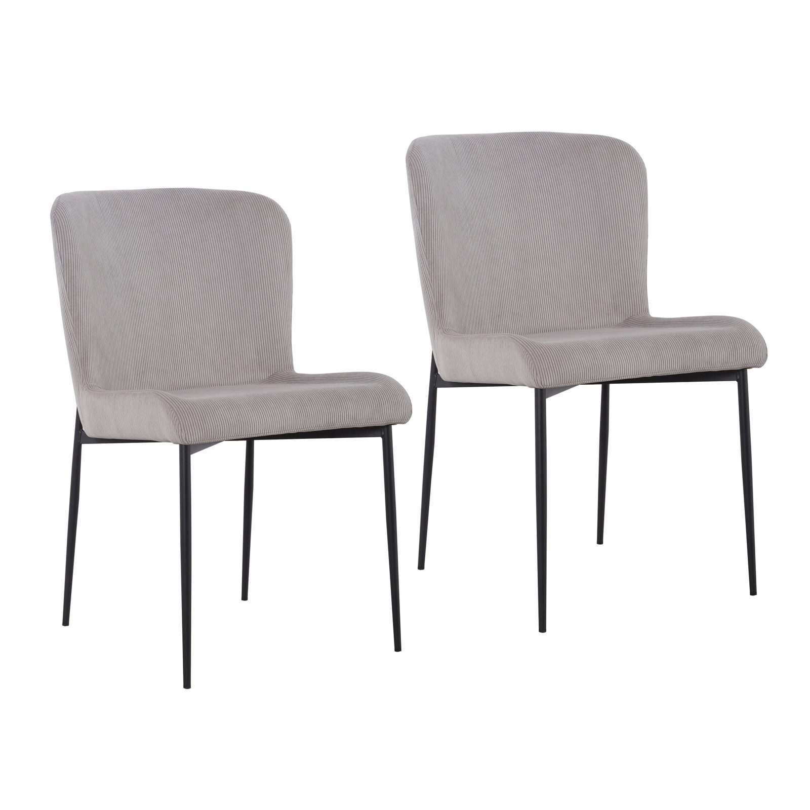 SVITA Esszimmerstuhl FREDDIE (2er-Set), 2er-Set, Cordbezug, günstig online kaufen