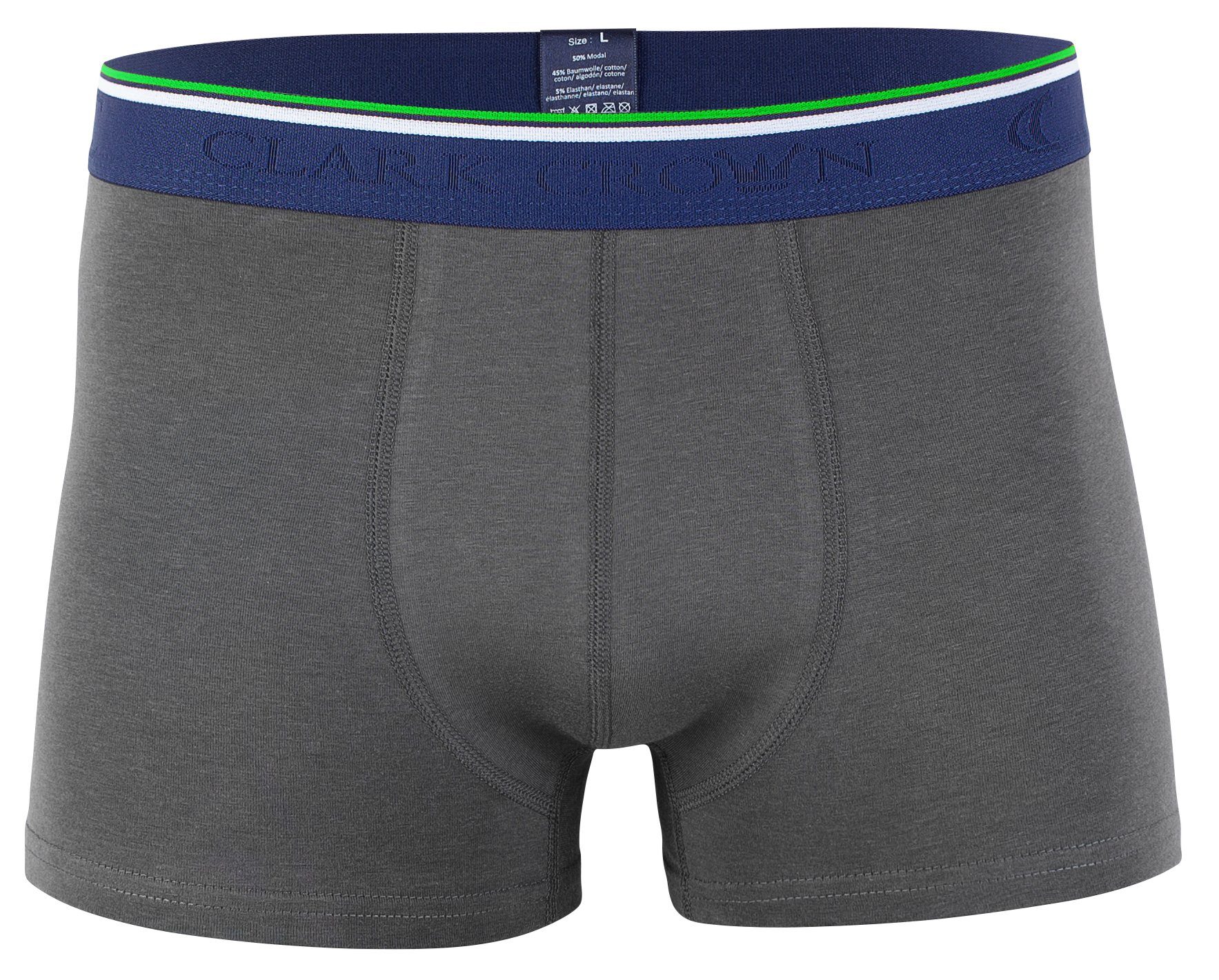 Clark Crown® Boxershorts (4-St) atmungsaktiv durch Bambusfaser günstig online kaufen