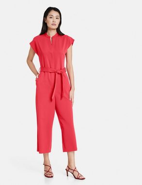 Taifun Maxikleid Jumpsuit mit Bindegürtel