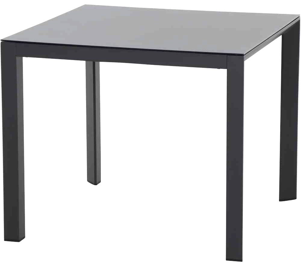 Siena Garden Gartentisch Ricon, 90x90 cm, AluGlas