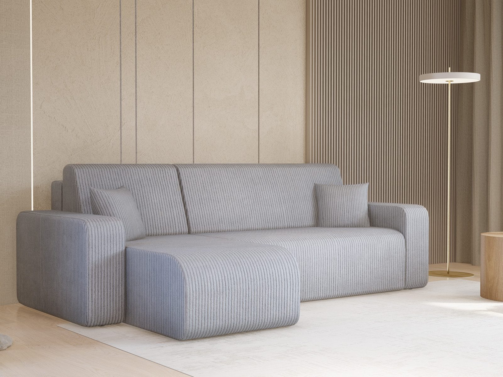 Compleo Ecksofa mit Schlaffunktion und Bettkasten günstig online kaufen