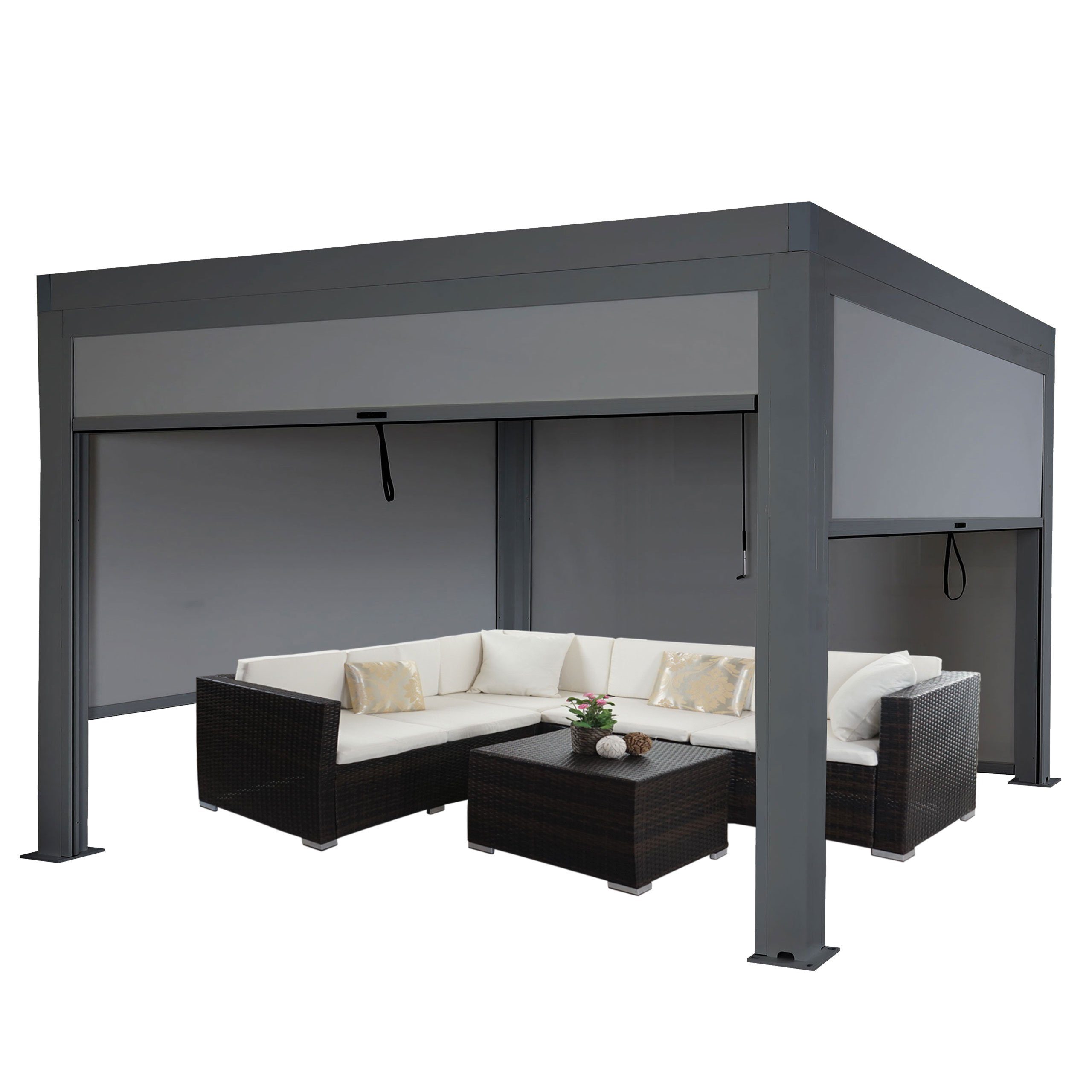 MCW Pergola MCW-L46-mS-3x4-10, BxTxH: 400x300x220 cm, günstig online kaufen