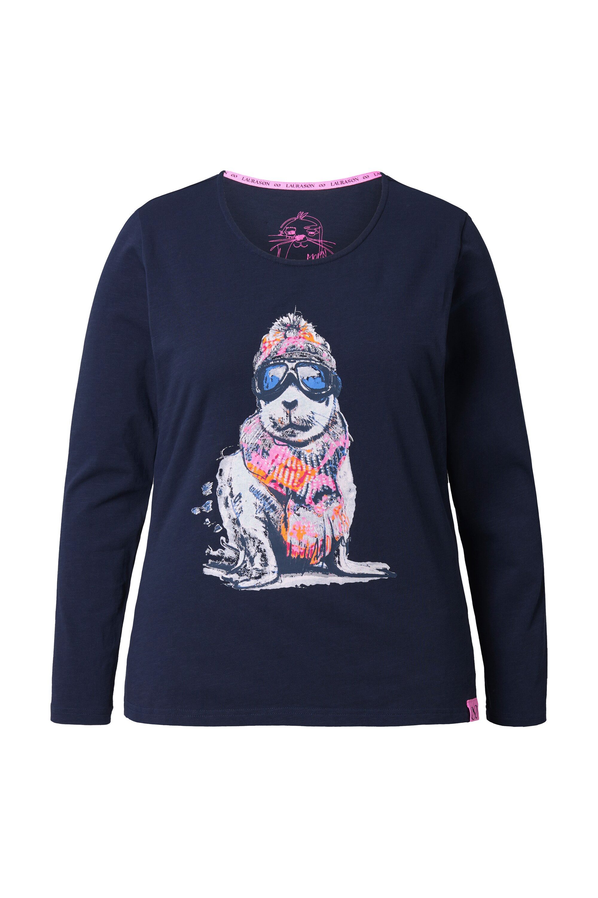 Laurasøn T-Shirt Shirt Langarm Rundhalsausschnitt MIG günstig online kaufen