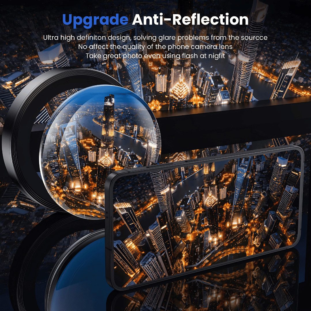 SmartUP Kameraschutzglas für Samsung Galaxy S26 Plus Titan Schutzglas Linse Panzerfolie 3D für Samsung Galaxy S26 Plus, Titan Kameraglas – Bild 3 von 5