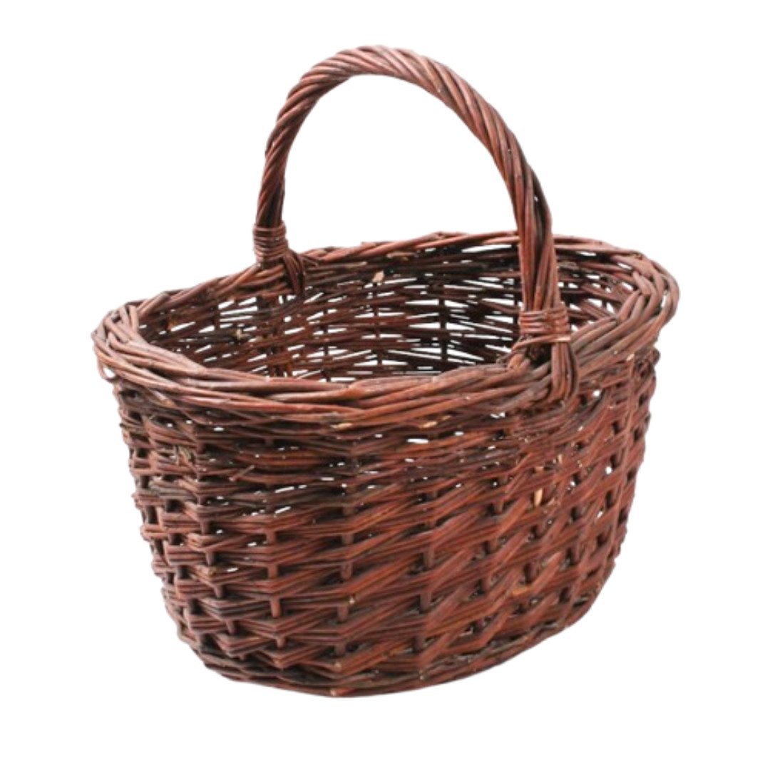 nm_trade Weidenkorb Weidenkorb Einkaufskorb Pilzkorb Natural günstig online kaufen