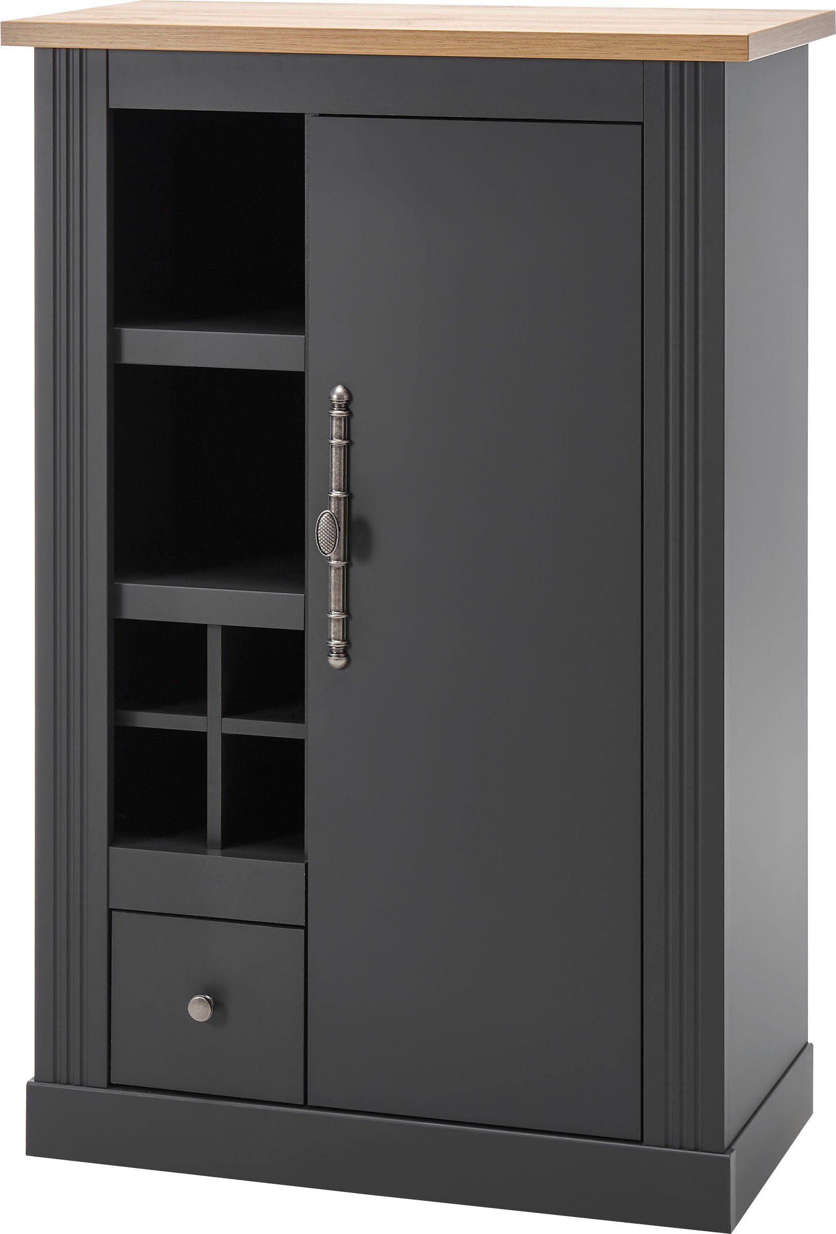 OTTO home Kommode Westminster, Schrank im Landhausstil, Wohnzimmerschrank, Mehrzweckschrank, viel Stauraum, Metallgriffe, in 2 Farben erhältlich