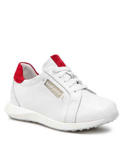 Solo Femme Sneakers D0102-01-N01/I75-03-00 Bia?y/Czerwony Sneaker