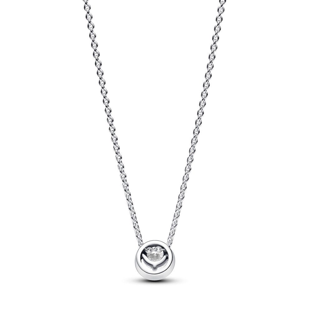 Pandora Collier Pandora Timeless Halskette Funkelnder runder Heiligenschein 391174C01-