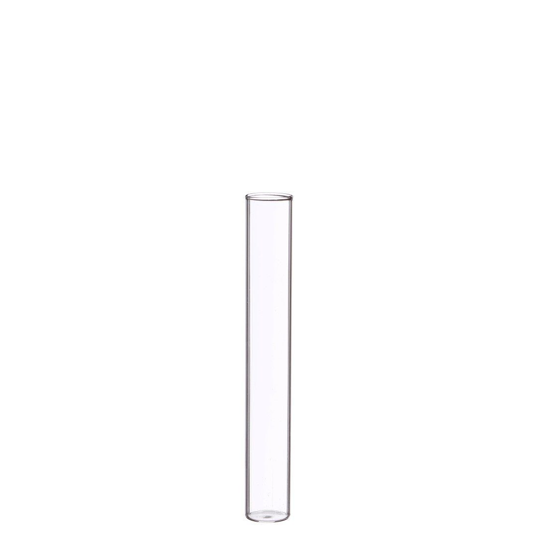 NaDeco Dekovase Reagenzglas mit Flachboden, h.14 Ø 2 cm, Packung mit 12 Stück