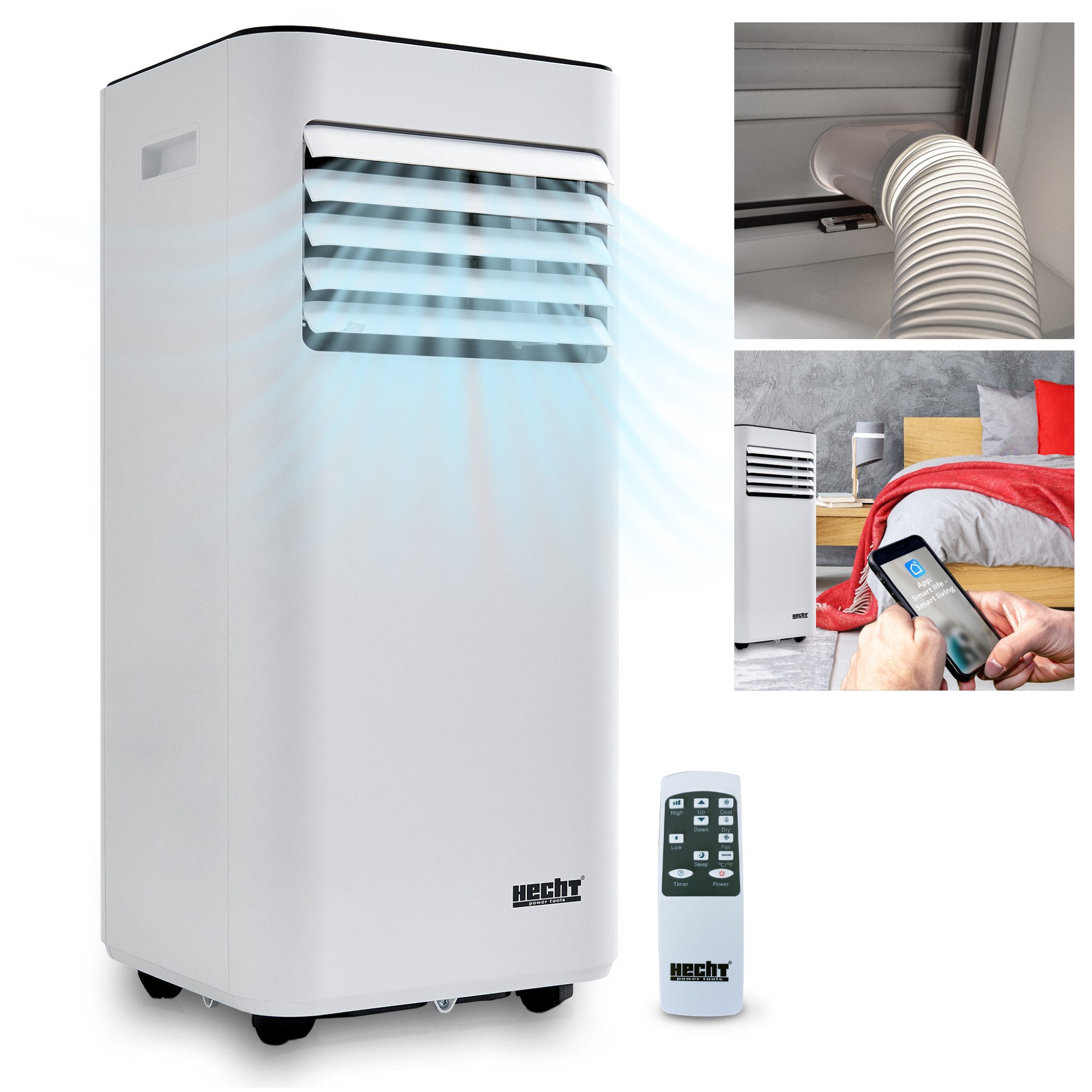 Hecht 4-in-1-Klimagerät Klimaanlage 7000 BTU mit günstig online kaufen