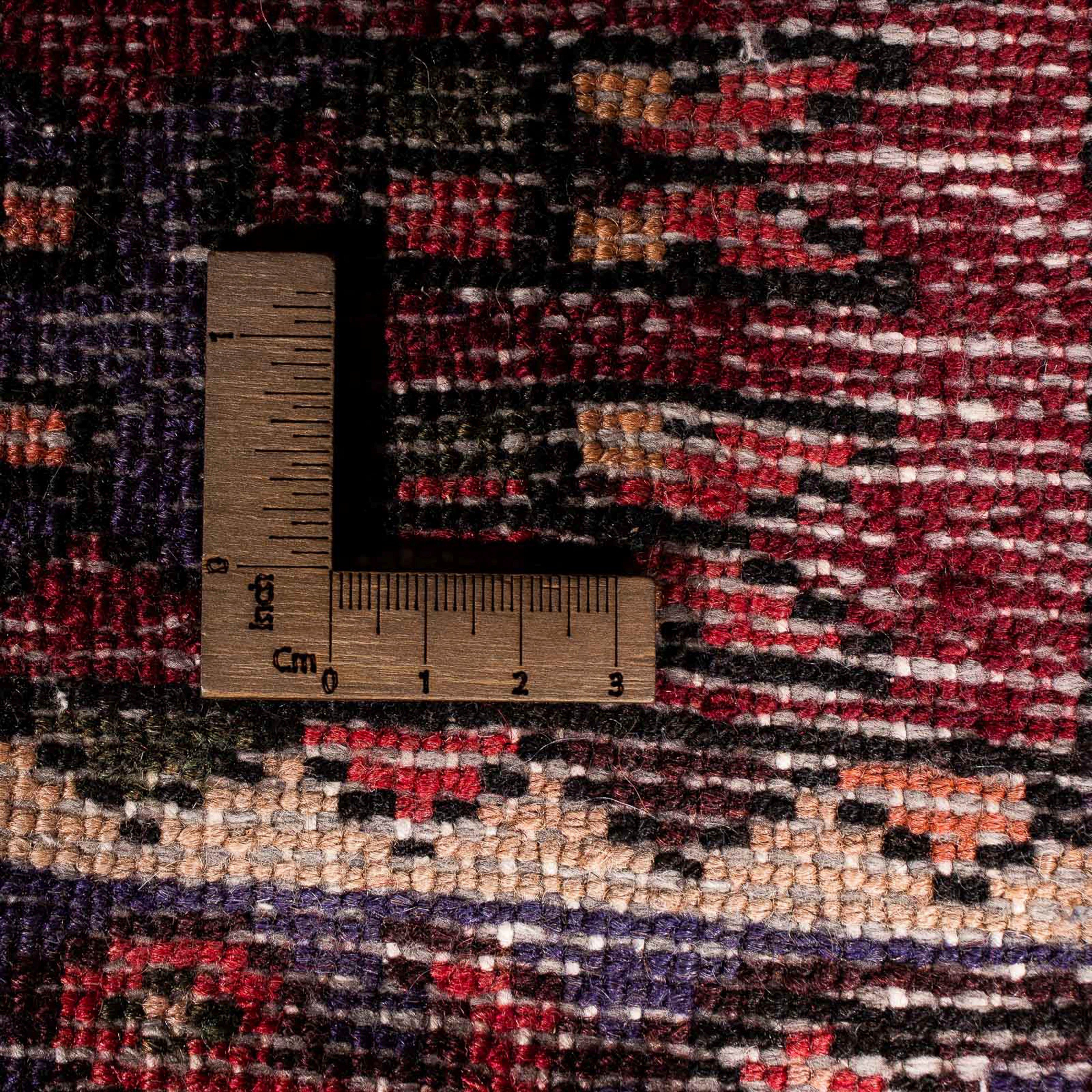 Orientteppich Perser - Höhe: rechteckig, Wohnzimmer, Handgeknüpft, 10 - 235 mit Nomadic cm morgenland, Zertifikat mm, - x 135 dunkelrot, Einzelstück