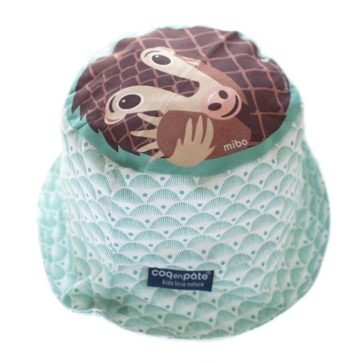 COQ EN PATE Sonnenhut Farbenfroher Kinder-Hut mit Tiermotiven und Mustern Sonnenschutz Schuppentier - Größe: L