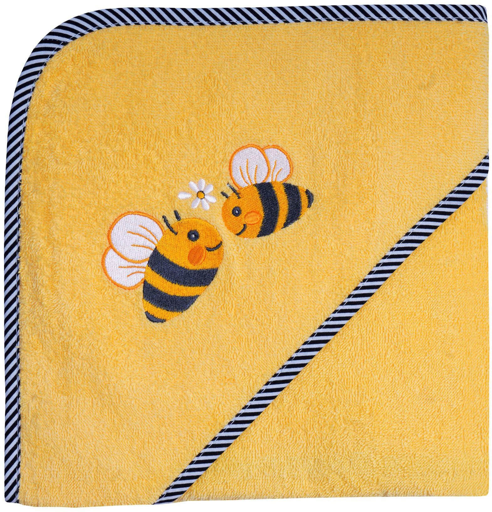 Wörner Kapuzenhandtuch Bienen, Frottee (1-St), mit günstig online kaufen