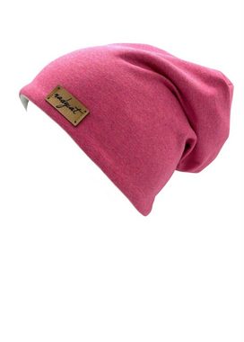 nadycat Beanie PINK meliert UNI (2-St., Beanie & Loop) handgefertigt aus der Lausitz