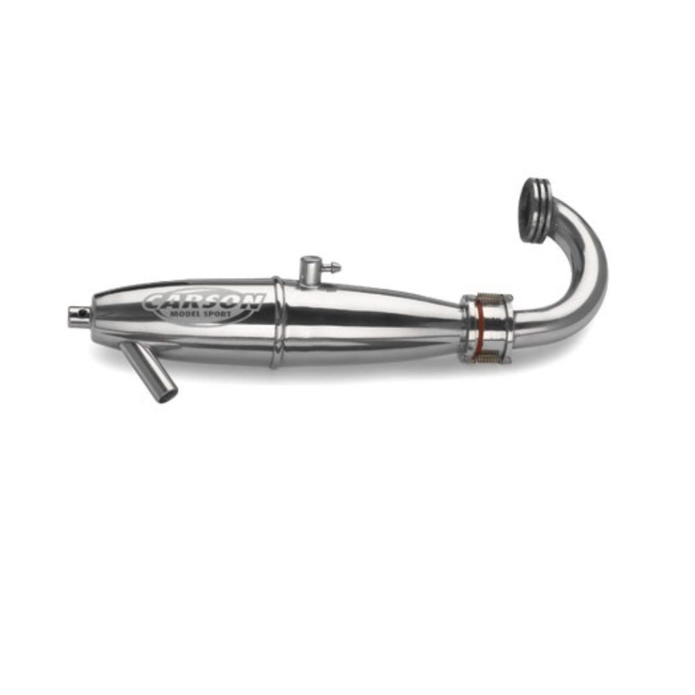 CARSON Carson 1:8 Auspuff Set Power Pipe Set chrome RC-Ladegerät