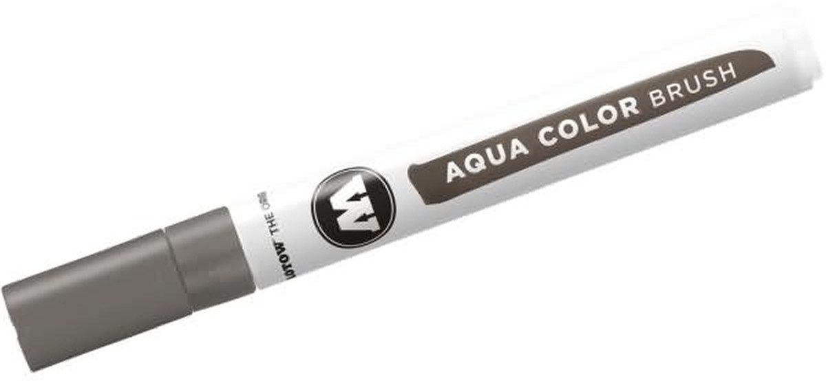 MOLOTOW Filzstift Aquarellstift Color Brush Aqua 1-2 mm warmgrau (3 Stück)