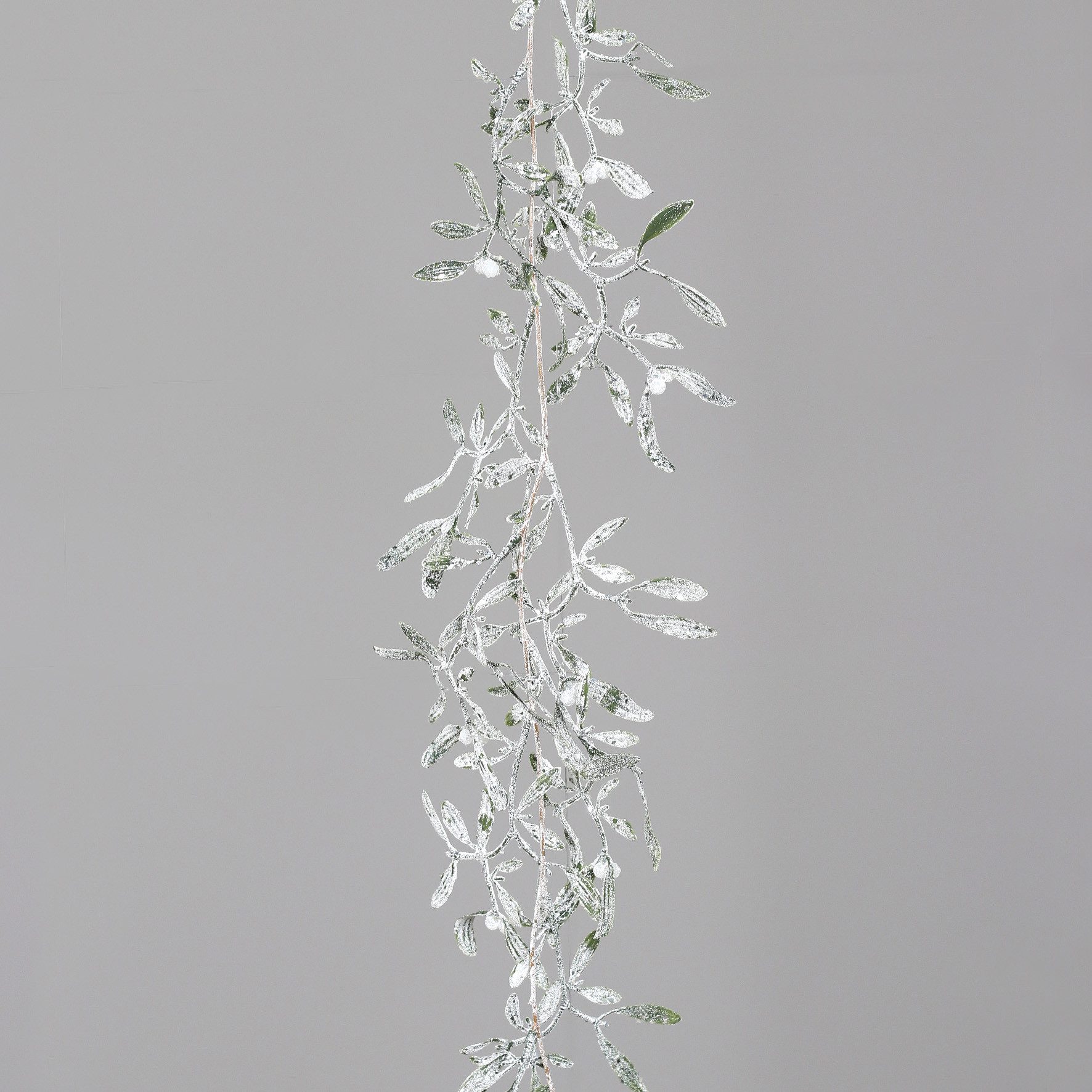 Kunstgirlande Mistelgirlande 100cm mit Schnee- und Eiskristallen DP künstli günstig online kaufen