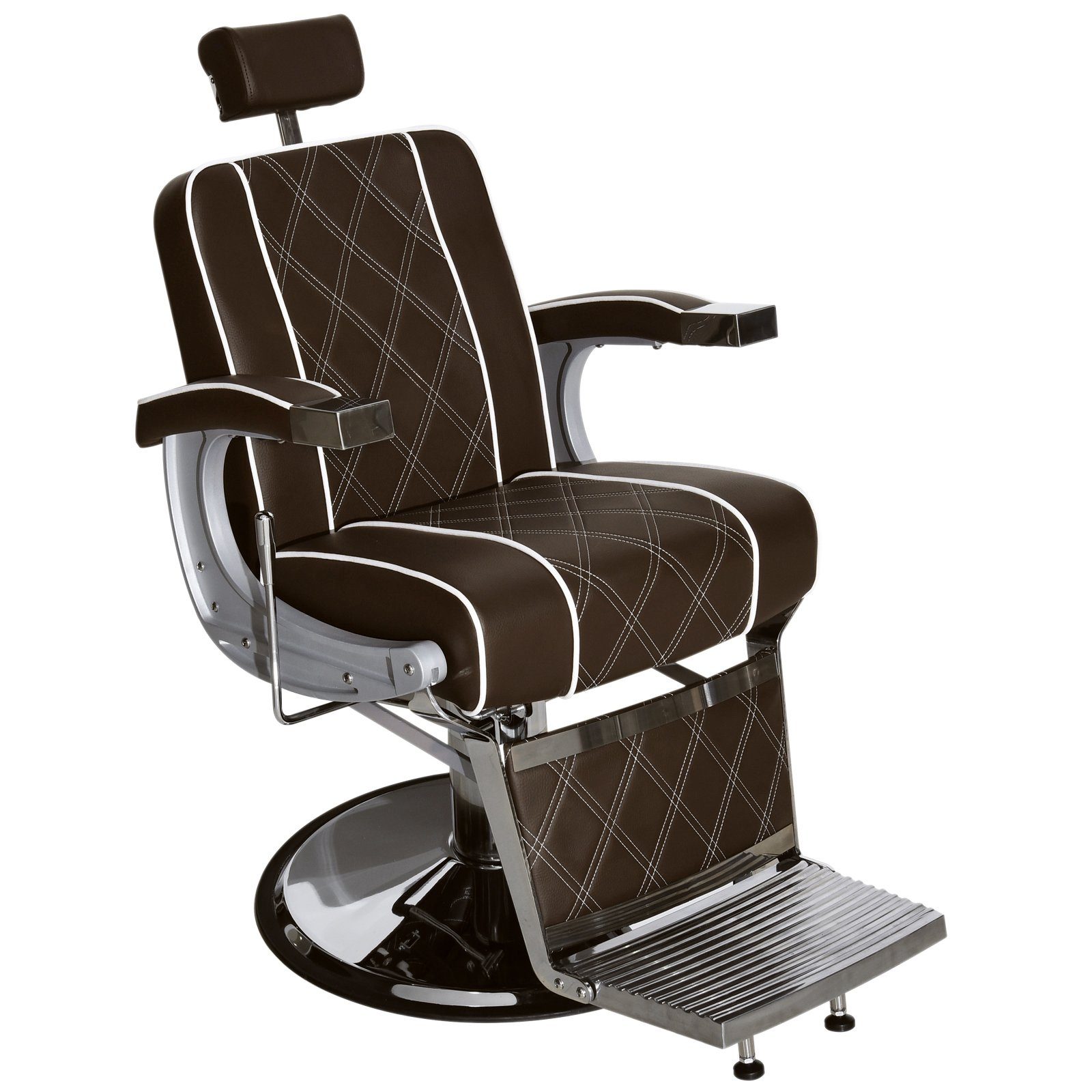 Barberpub Stuhl Barberpub hydraulischer Friseurstuhl 3810BR, Bedienungsstuhl Friseureinrichtung Friseur