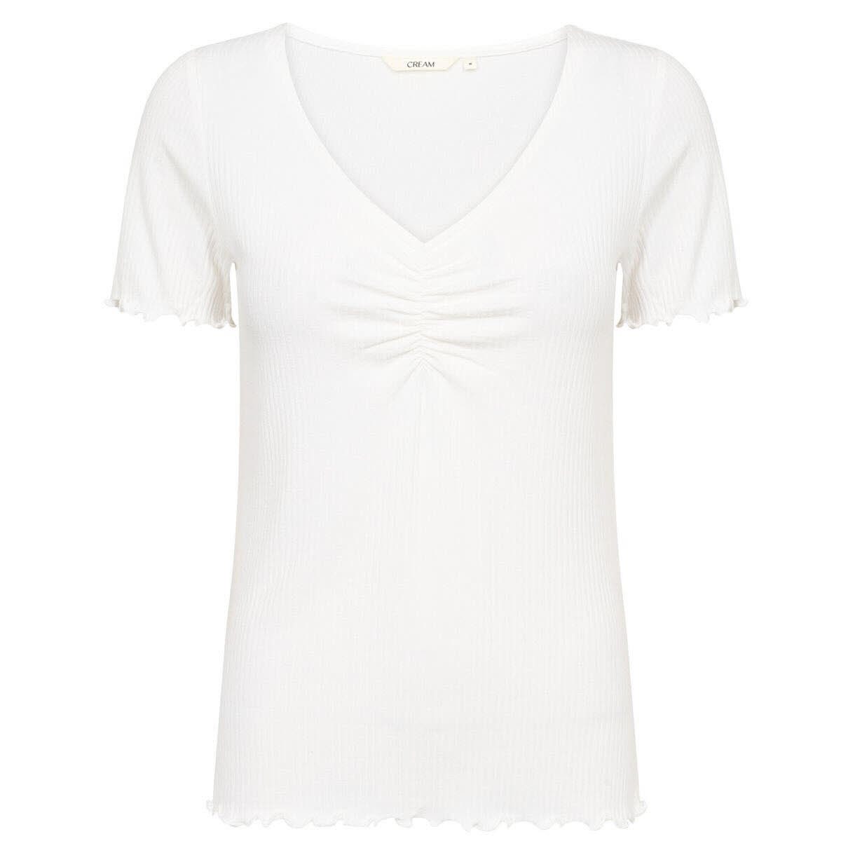 Cream T-Shirt CRRibba V-Neck günstig online kaufen