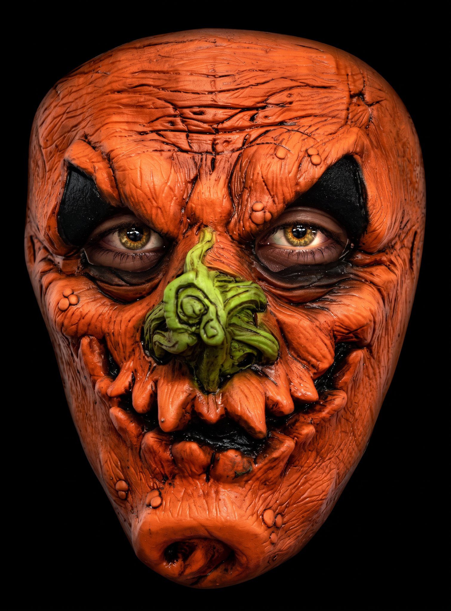 Metamorph Verkleidungsmaske Grinsekürbis Maske des Grauens, Schaurig-schöne Horrormaske - nicht nur für Halloween