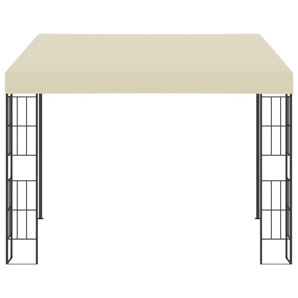 vidaXL Pavillon, Wand-Pavillon 3x3 m Creme günstig online kaufen