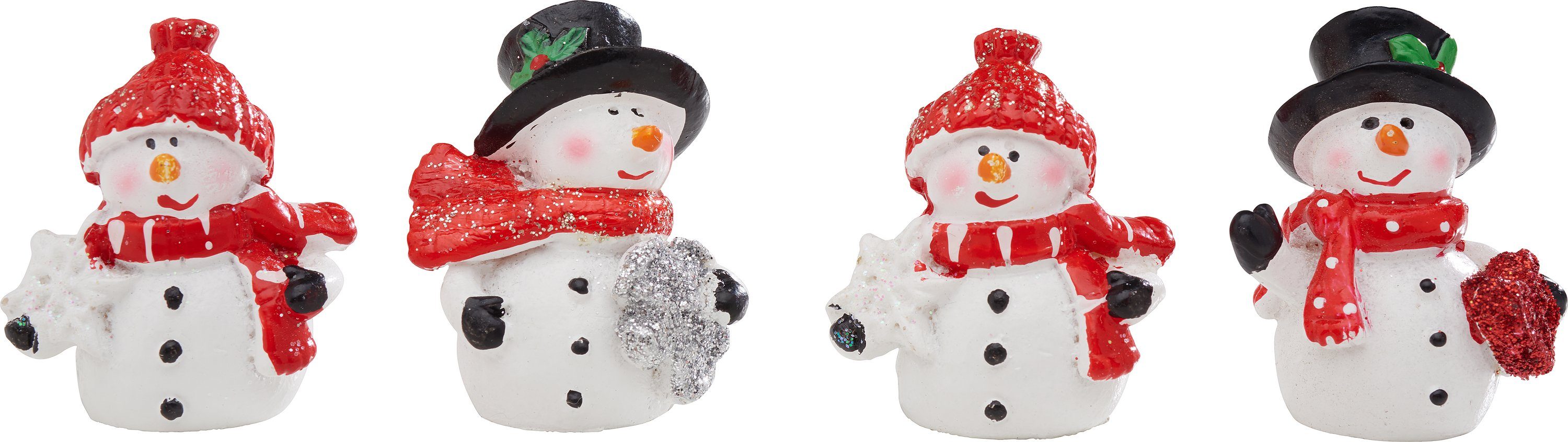 VBS Dekofigur Mini Schneemann Frosty (4 St), 4 Stück günstig online kaufen