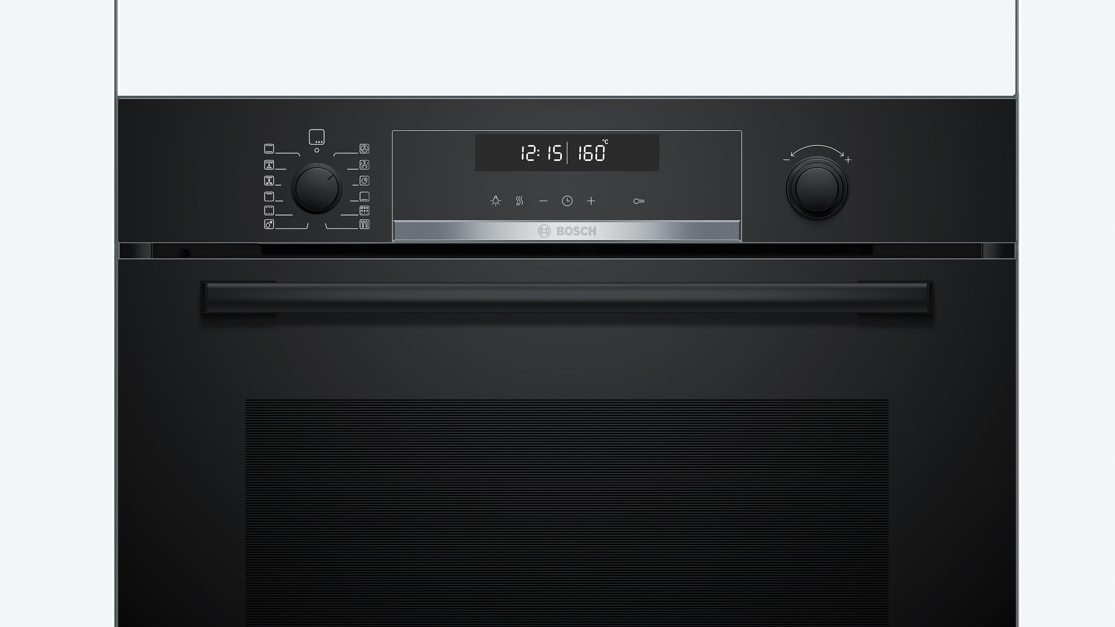 BOSCH Pyrolyse Backofen Serie 6 HBG578BB3, mit Teleskopauszug nachrüstbar, Air Fry für knusprige Lebensmittel & automatische Selbstreinigung