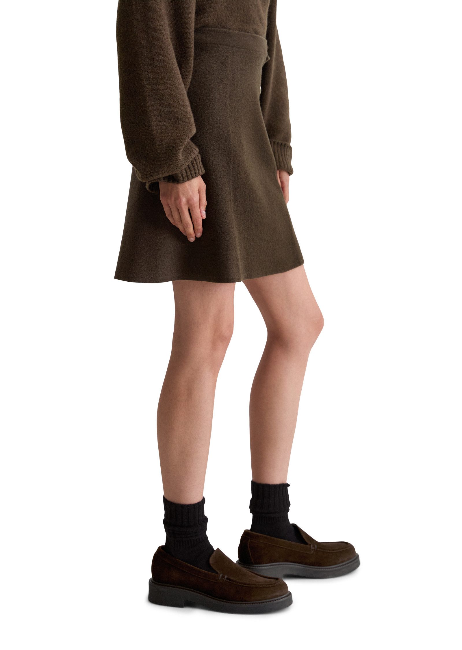 Marc O'Polo Strickrock aus Boiled Wool günstig online kaufen