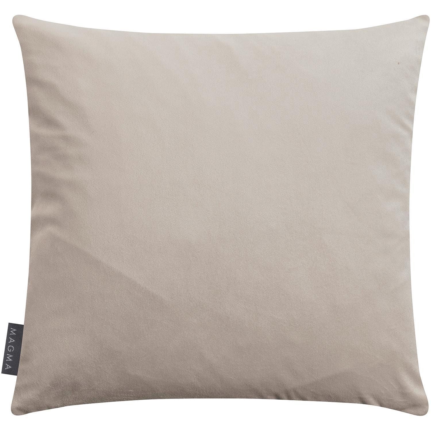 Magma Heimtex Kissenhülle COSMO, 40 x 40 cm, Sandfarben, Polyester, (1 Stück), mit 3D-Effekt und Samtoptik, mit Reißverschluss