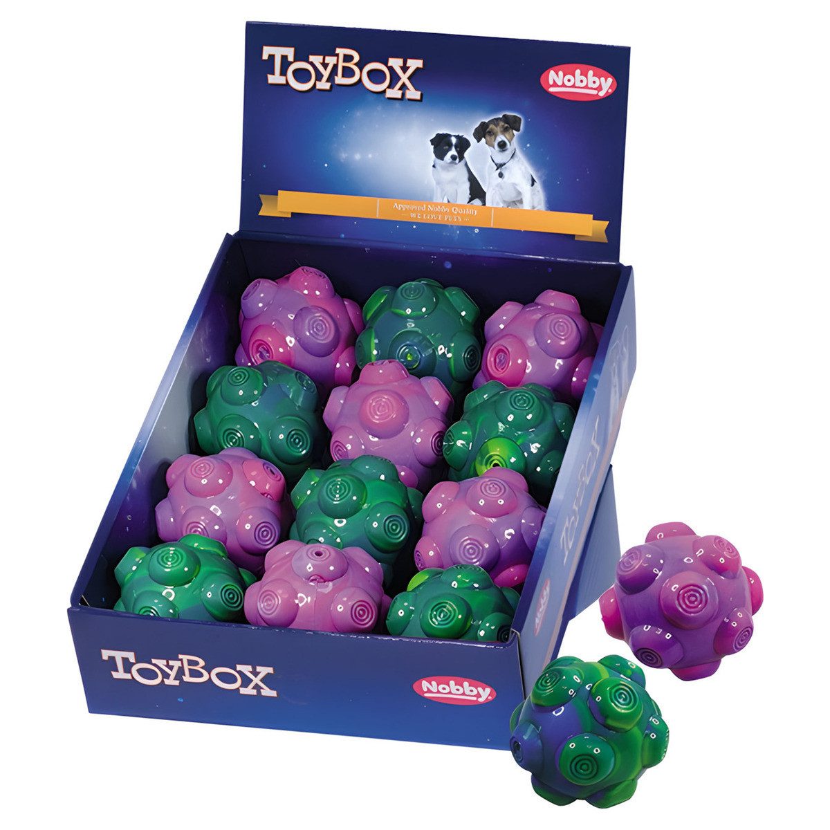 Tierball Hundespielzeug TPR Noppenball